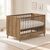 Casababy Elia Walnut Βρεφικό Κρεβάτι Μετατρεπόμενο