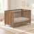 Casababy Elia Walnut Βρεφικό Κρεβάτι Μετατρεπόμενο