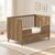 Casababy Elia Walnut Βρεφικό Κρεβάτι Μετατρεπόμενο