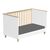 Casababy Lumi White Βρεφικό Κρεβάτι Μετατρεπόμενο Σε Προεφηβικό