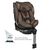 BEBE STARS ΚΑΘΙΣΜΑ ΑΥΤΟΚΙΝΗΤΟΥ AIR TOUCH I-SIZE 360° 40-150cm COFFEE