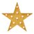 Φωτιστικό Led Κίτρινο Αστεράκι