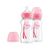 Μπιμπερό Πλαστικό Options+ Με Φαρδύ Λαιμό 270ml Pink (2 τεμ) DrBrowns
