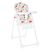 Lorelli Folding Dining Chair with Wheels Dulce 10100452134 white Lorelli Folding Dining Chair with Wheels Dulce 10100452134 white