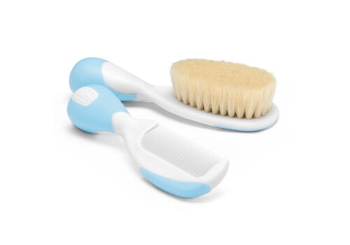 Βούρτσα-Χτένα φυσική τρίχα Chicco Σιελ