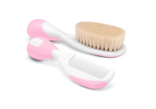 Βούρτσα-Χτένα φυσική τρίχα Chicco Σιελ