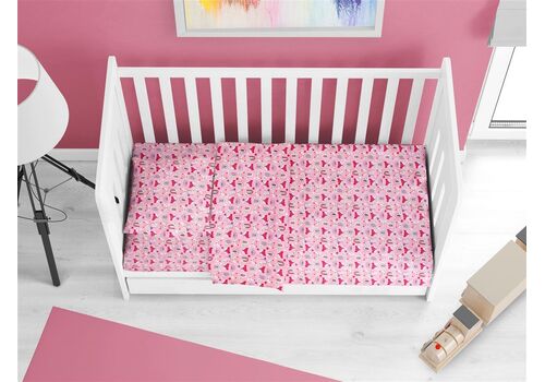 ΠΑΠΛΩΜΑ ΕΜΠΡΙΜΕ BEBE FOX 525 120X160 PINK 100% COTTON ΠΑΠΛΩΜΑ ΕΜΠΡΙΜΕ BEBE FOX 525 120X160 PINK 100% COTTON