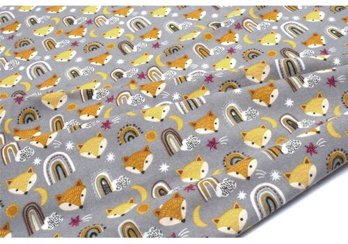 ΠΑΝΑ ΦΑΝΕΛΑ BEBE FOX 53 80X80 GREY