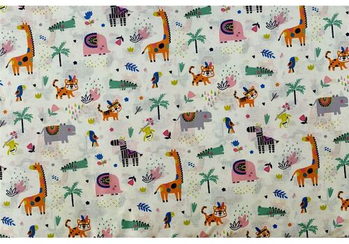 ΣΕΝΤΟΝΑΚΙ ΛΙΚΝΟΥ BEBE ZOO 556 80X110 WHITE-MULTI 100% COTTON