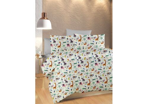 Σεντόνια Κούνιας Zoo pink  3τμχ Dimcol