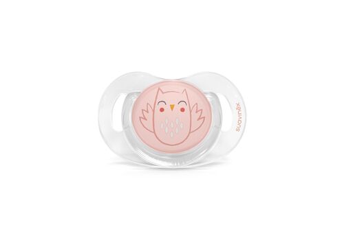 Physio Πιπίλα Σιλικόνης Suavinex Bonhomia Pink 0-6m