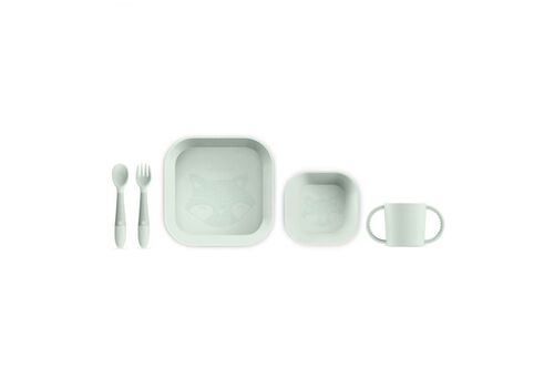 Miniland ΣΕΤ ΦΑΓΗΤΟΥ MEAL SET SQUARE MINT