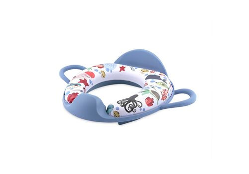 Lorelli Μαλακό κάθισμα τουαλέτας με πλάτη μπλε