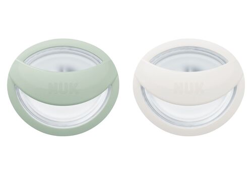 NUK Mommy Feel Πιπίλα 0-9 μηνών λευκό-πράσινο