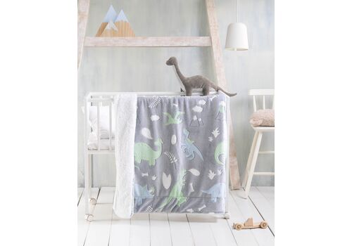 DINOLAND – ΚΟΥΒΕΡΤΟΠΑΠΛΩΜΑ ΚΟΥΝΙΑΣ LUMINUS (flannel fleece)