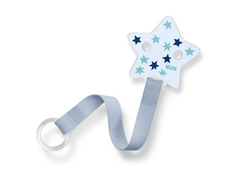 NUK Κορδέλα Πιπίλας μπλε