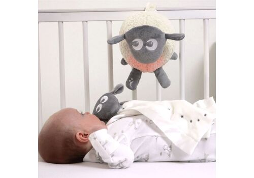 Ewan το προβατάκι DELUXE: Βοήθημα Ύπνου με αισθητήρα κλάματος και φως grey