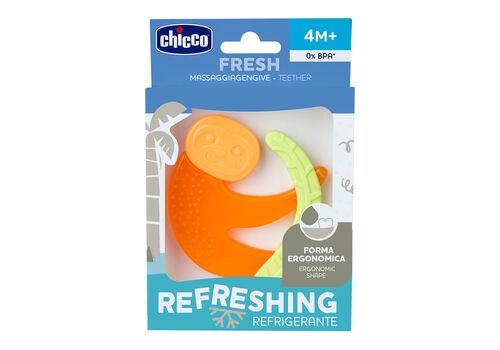 Chicco Κρίκος Οδοντοφυΐας Σιλικόνη 4Μ+