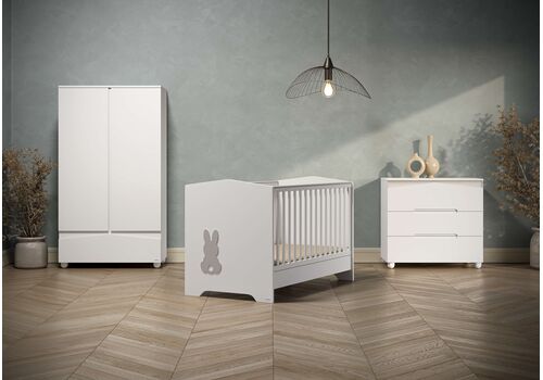 Casababy Rabbit βρεφικό σετ δωματίου κρεβάτι και σιφονιέρα