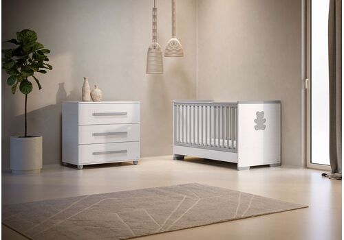 Casababy Smart  βρεφικό σετ δωματίου κρεβάτι και σιφονιέρα