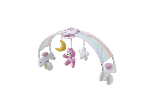Chicco Παιχνίδι κούνιας RAINBOW SKY - ΡΟΖ 0M+