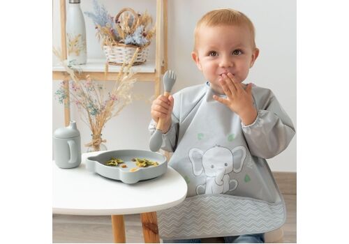 Αδιάβροχη Σαλιάρα-Ποδιά με Μανίκια Little Elephant