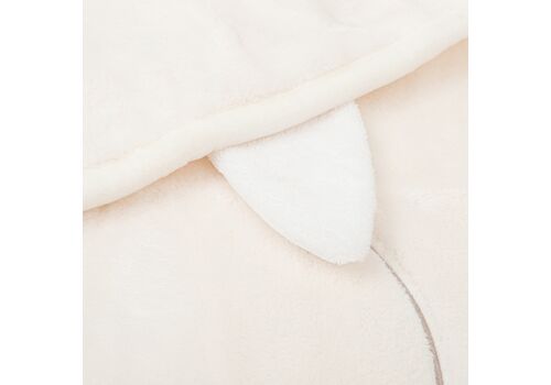 Κουβέρτα Κούνιας Microline Bunny Εκρού 110x140εκ