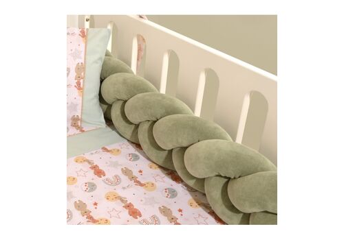 ΠΛΕΞΟΥΔΑ ΤΡΙΠΛΗΣ ΠΛΕΞΗΣ DES 413 ΒΕΛΟΥΤΕ ΠΡΑΣΙΝΟ OLIVER BABY