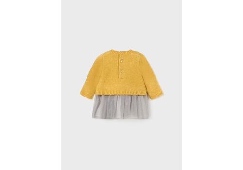 Mayoral Φόρεμα πλεκτό με τούλι 2865-038