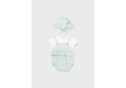 Mayoral Φορμάκι σχέδιο σαλοπέτα με καπέλο Better Cotton 1602-092