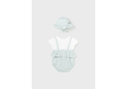 Mayoral Φορμάκι σχέδιο σαλοπέτα με καπέλο Better Cotton 1602-092
