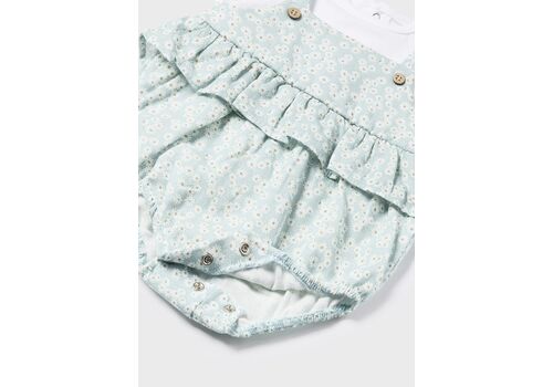 Mayoral Φορμάκι σχέδιο σαλοπέτα με καπέλο Better Cotton 1602-092