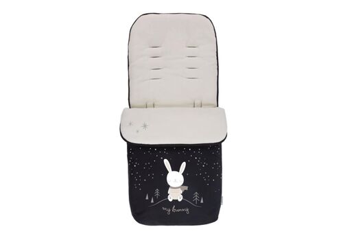 Ποδόσακος Polar Friends Bunny  Black Kikkaboo