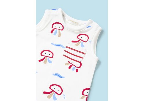 Mayoral Σετ 2 φορμάκια αμάνικα Better Cotton 1729-086