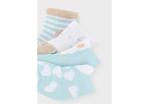 Mayoral Σετ 4 καλτσάκια οργανικό βαμβάκι 9711-052