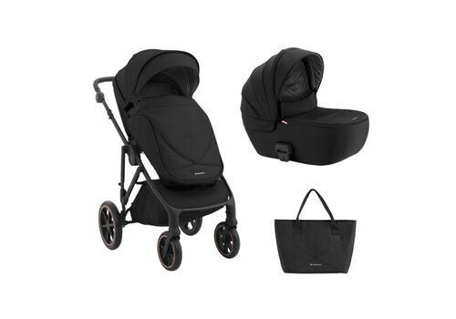 Kikka boo Stroller 2in1 with hard carrycot  Thea Black 2024