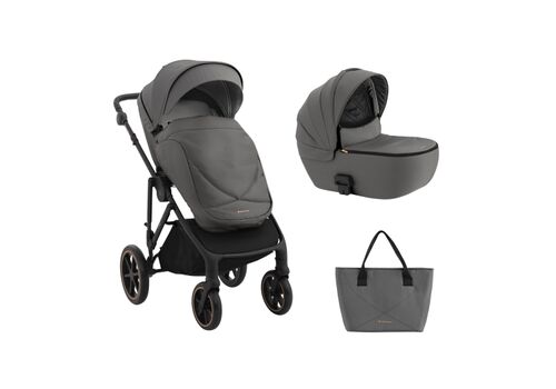 Kikka boo Stroller 2in1 with hard carrycot Thea Grey 2024