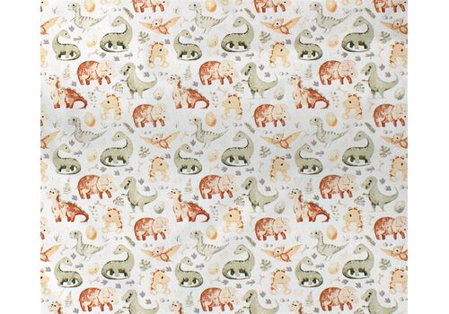 ΠΑΝΑ ΧΑΣΕ BEBE DINOSAUR 515 80X80 BEIGE 100% COTTON