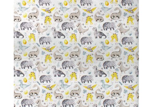 ΠΑΝΑ ΧΑΣΕ BEBE DINOSAUR 516 80X80 GREY 100% COTTON