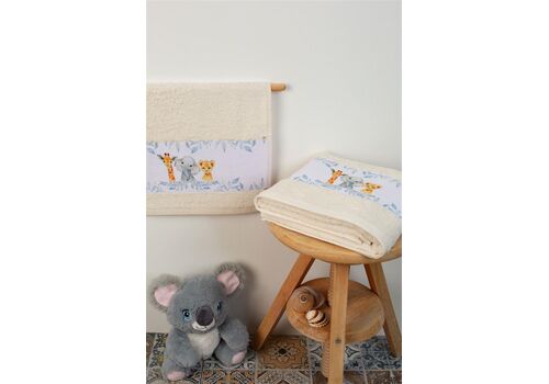 ΠΕΤΣΕΤΑ ΜΕ ΨΗΦΙΑΚΗ ΕΚΤΥΠΩΣΗ ΣΕΤ 2 ΤΕΜ BEBE JUNGLE 109 30X50,70X140 ΕΚΡΟΥ 100% COTTON ΠΕΤΣΕΤΑ ΜΕ ΨΗΦΙΑΚΗ ΕΚΤΥΠΩΣΗ ΣΕΤ 2 ΤΕΜ BEBE JUNGLE 109 30X50,70X140 ΕΚΡΟΥ 100% COTTON