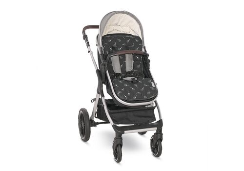 Στρωματάκι Καροτσιού Black FLORAL