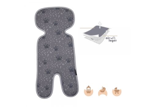 Κάλυμμα Αντιιδρωτικό καθίσματος αυτοκινήτου 0+ Foot 80-200 Bebe Stars