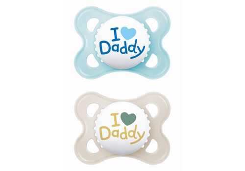 Πιπίλα Ι Love Mummy & Daddy Σιλικόνης 2-6 μηνών