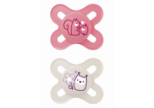 Πιπίλα Start Σιλικόνης 0-2 μηνών Ροζ