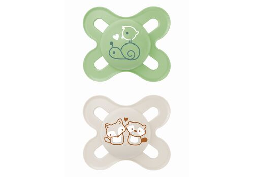 Πιπίλα Start Σιλικόνης 0-2 μηνών green