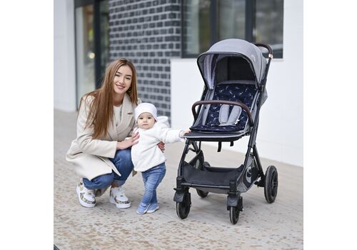 Στρωματάκι Καροτσιού Black FLORAL