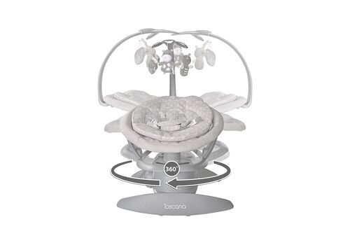 Ρηλάξ-Κούνια TOSCANA Lorelli Green Dots