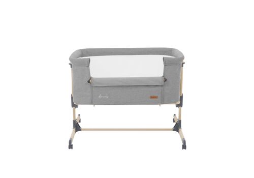 Bedside crib Amaris Light Grey