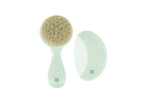 KIKKABOO ΣΕΤ ΒΡΕΦΙΚΗ ΒΟΥΡΤΣΑ ΜΕ ΦΥΣΙΚΗ ΤΡΙΧΑ ΚΑΙ ΧΤΕΝΑ MINT