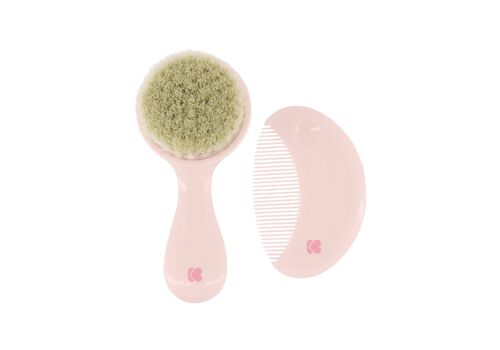 KIKKABOO ΣΕΤ ΒΡΕΦΙΚΗ ΒΟΥΡΤΣΑ ΜΕ ΦΥΣΙΚΗ ΤΡΙΧΑ ΚΑΙ ΧΤΕΝΑ ΡΟΖ